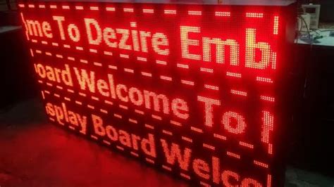 DEZIRE Led Moving Display Boards Outdoor At Rs 2000 Sq Ft In Noida