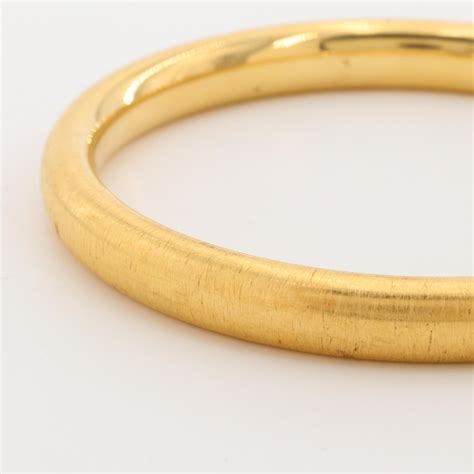 Milor 14k Yellow Gold Bangle Bracelet Ebth