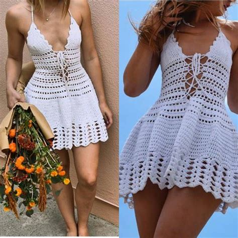 Venta Vestido De Crochet Mujer En Stock