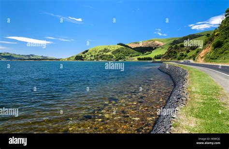 Portobello Road, Otago Peninsula - New Zealand Stock Photo - Alamy