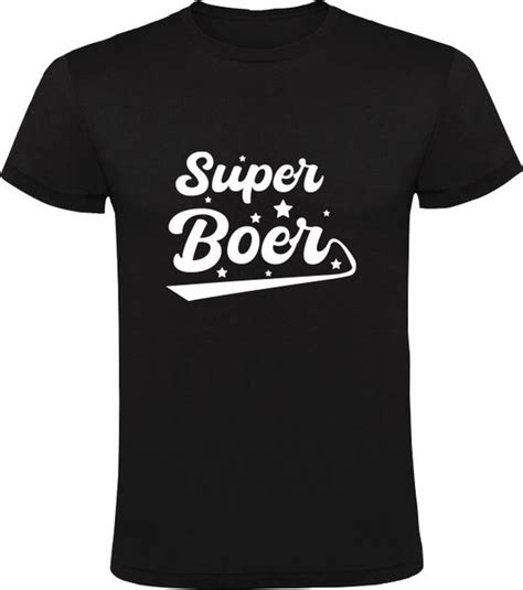 Super Boer Heren T Shirt Gelderland Boerderij Stikstof Bol