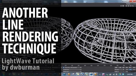 LightWave 3D Another Line Render Technique YouTube