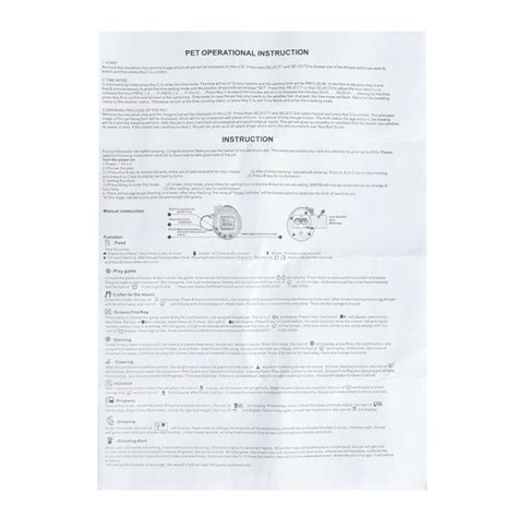 Tamagotchi Connection Virtual Cyber Pet Instructions Yellowpalm