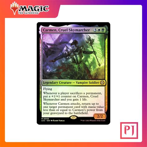 Mtg Carmen Cruel Skymarcher Lcc Multi Mythic Foil Eng