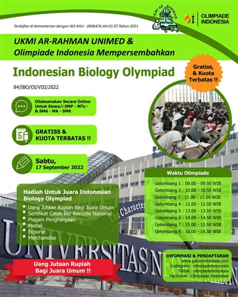 Indonesian Biology Olympiad Olimpiade Indonesia