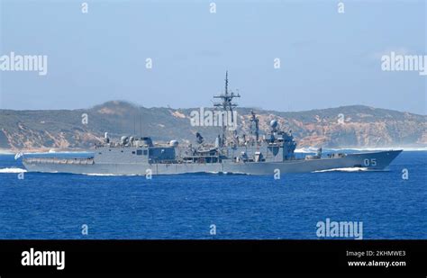 HMAS Melbourne FFG 05 Adelaide Class Guided Missile Frigate Stock