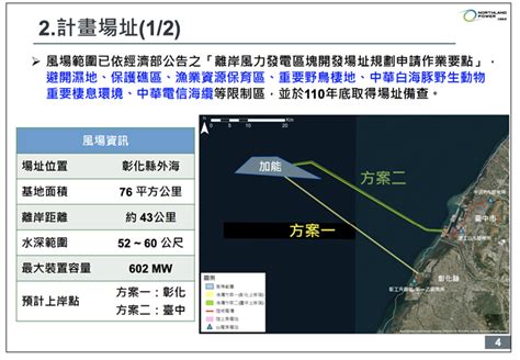 離岸風電第三階段區塊再＋1 北陸加能離岸風電今通過環評 生活 中時