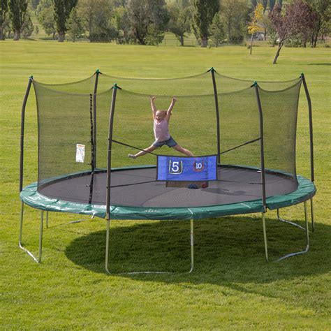 Skywalker Trampolines | 16' Oval Trampoline with Enclosure and Game