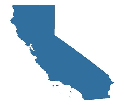 California County Map Outline Topographic Map Of Usa With States