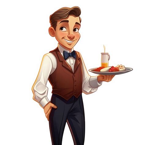 Premium Photo Bakery Chef Cartoon