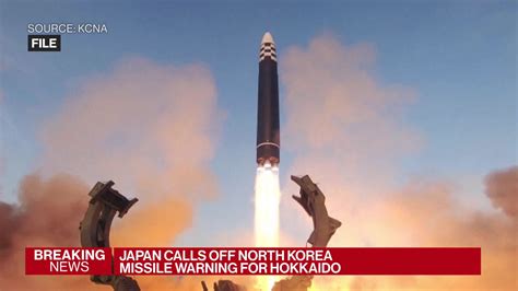 Watch North Korea Fires Missile Prompting Warning In Japan Bloomberg