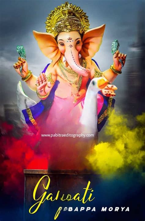 Ganesh Chaturthi CB Background For Editing PABITRA EDITOGRAPHY