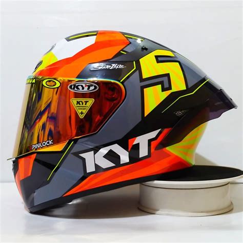 Jual Helm Kyt Tt Course Motif Jaume Masia Paket Ganteng Gratis Visor