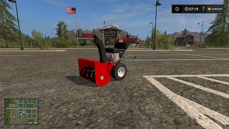 John deere snow blower v 1.0 – FS17 mod