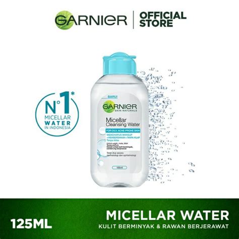 Jual Garnier Micellar Water Biru Dan Pink Dan Rose 125ml Shopee Indonesia