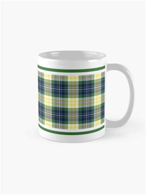 Fitzpatrick Tartan Pattern Colorful Irish Plaid Coffee Mug For Sale