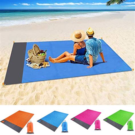 Dengjunhu Beach Blanket Sandproof Extra Large Size Sand Free Outdoor Picnic Blankets Waterproof