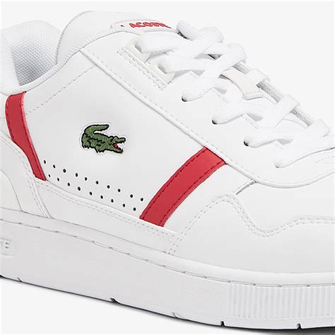 Mens T Clip Leather Sneakers Lacoste