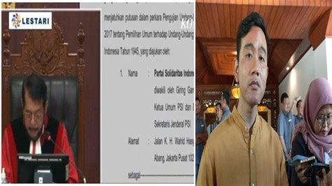 Respons Cuek Gibran Soal Mk Tolak Gugatan Batas Usia Capres Cawapres