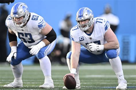 Nfl Week 17 Inactives Lions Frank Ragnow Will Play Vs Bears Pride