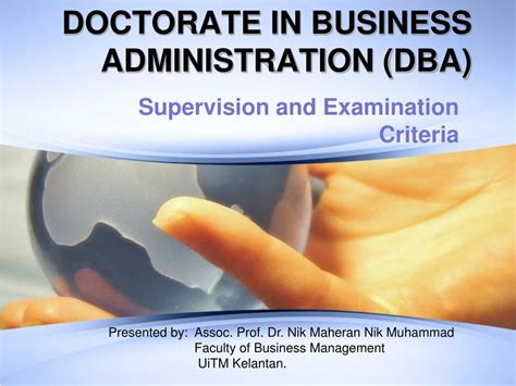 Ppt Doctorate In Business Administration Dba Powerpoint