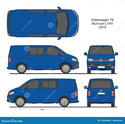 Volkswagen Multivan T6 Combi L1h1 2015 Present Editorial Image