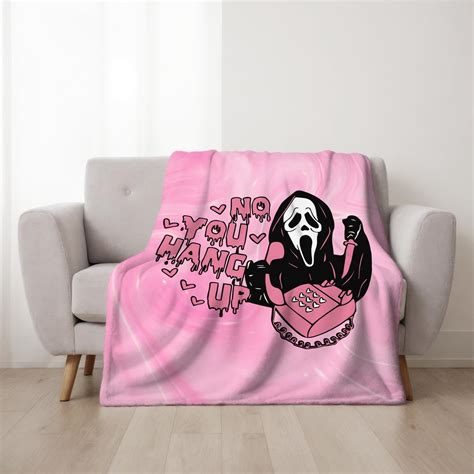 Amazon Ghostface Blanket No You Hang Up Horror Movie Character