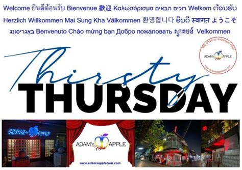 Thirsty Thursday Chiang Mai At Adams Apple Club