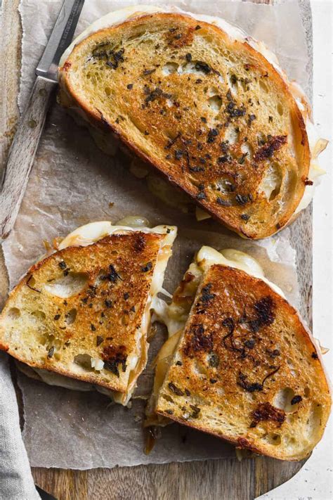 Caramelized Onion Apple Grilled Cheese Sandwich Cozy Cravings