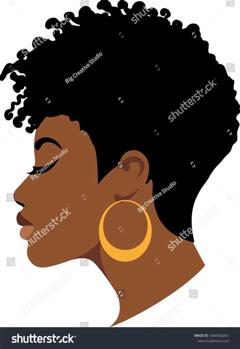 Afro Girl Vector