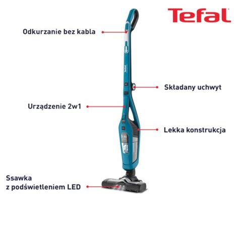 TEFAL Dual Force TY6751 Odkurzacz Ceny I Opinie W Media Expert