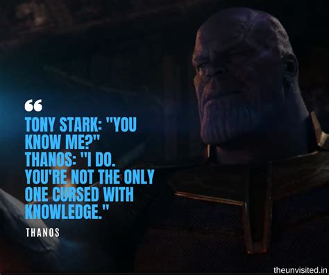 8 The Unvisited Quotes Thanos Marvel Infinity War Avengers