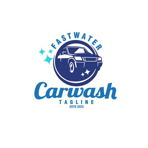 Car Wash Logo Design Vector Template Illustration 35769445 Vector Art