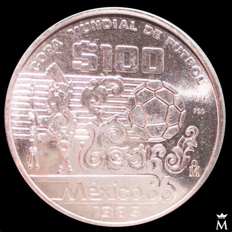 Mg M Xico Pesos Mundial F Tbol Moneda Plata G