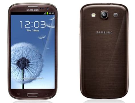 Samsung Galaxy S III In Amber Brown Now Available In The UK