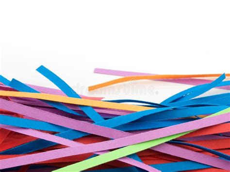 Paper Strips stock photo. Image of color, shredded, sliced - 11247122