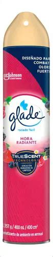 Aromatizante Glade En Aerosol Mora Radiante Ml