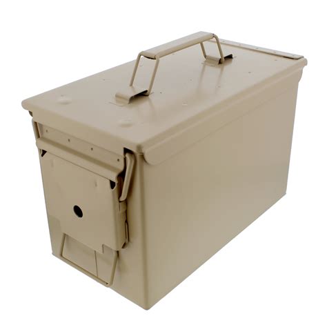 Tan Waterproof Ammo Box Military Storage Box Mtm Round Flip Top