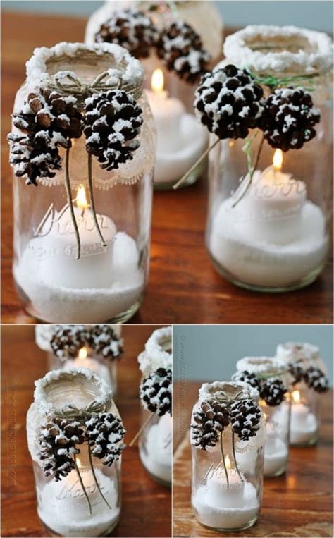 10 Mason Jar Christmas Crafts And Decor