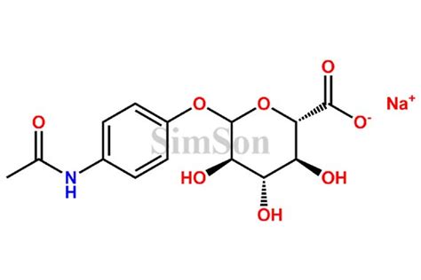 4 Acetamidophenyl Beta D Glucuronide Sodium Salt CAS No 120595 80 4