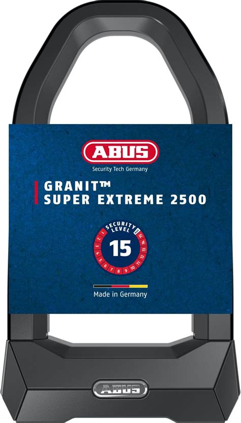 Amazon ABUS U Lock Granit Super Extreme 2500 165HB230