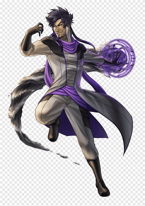 Costume Design Figurine Anime Anime Purple Legendary Creature Png