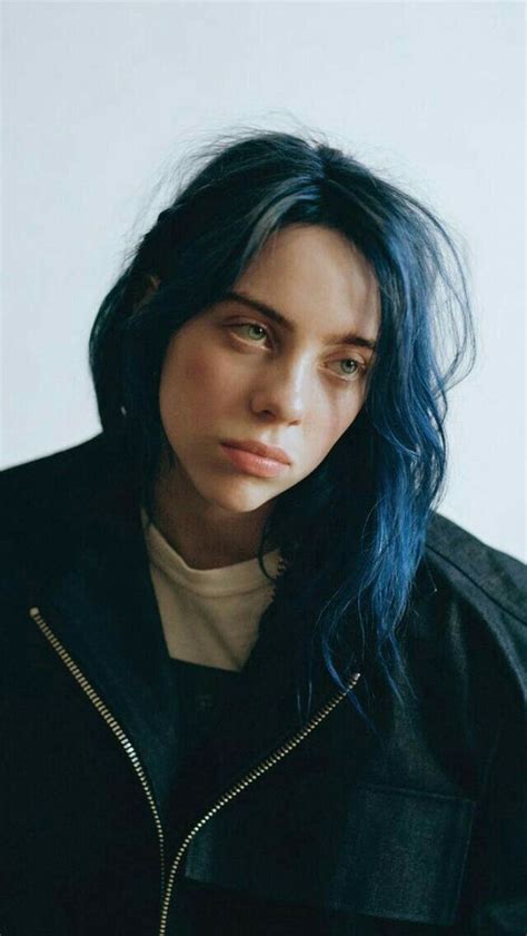 Billie Eilish Billie Billie Eilish Blue Hair