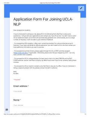 Fillable Online Web Cs Ucla Application Form For Joining Ucla Nlp Fax