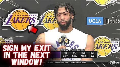 Return Happens Anthony Davis Out Of The Lakers See What He Said