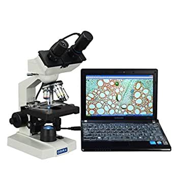 OMAX 40X 2000X Digital Lab LED Binocular Compound Microscope With