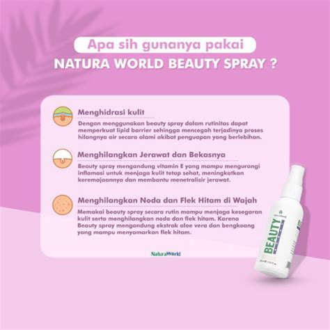 Jual Natura Beauty Spray Shopee Indonesia