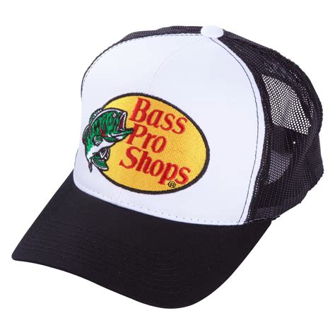 Bass Pro Shops Embroidered Logo Mesh Cap Black Boaters World