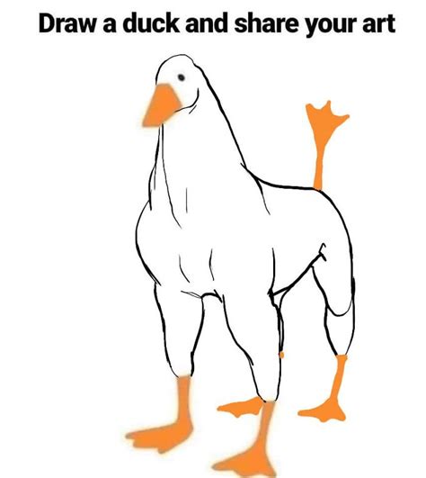 Someone Challenged People To "Draw A Duck" And People Are Responding ...