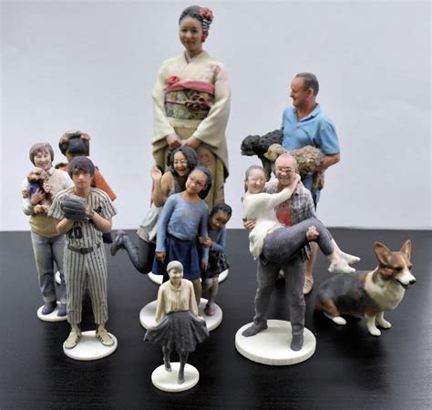 Japanese 3d Printed Figurines Of People